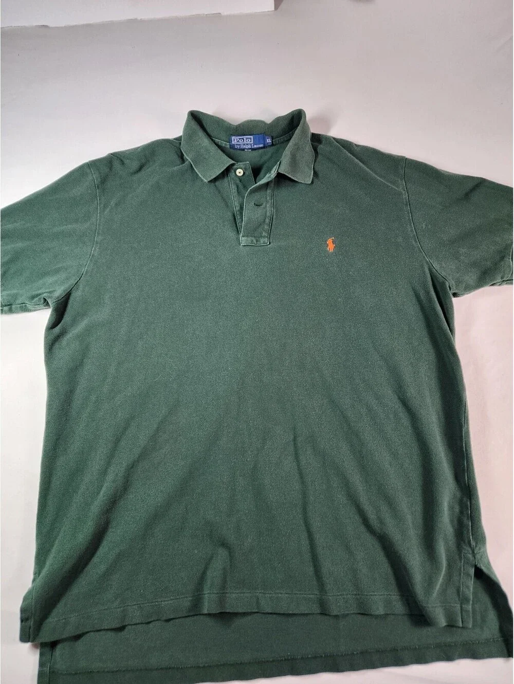 Polo Ralph Lauren Men's XL Green Short Sleeve Polo Shirt